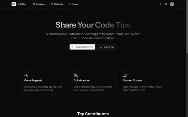 Code Tips Platform